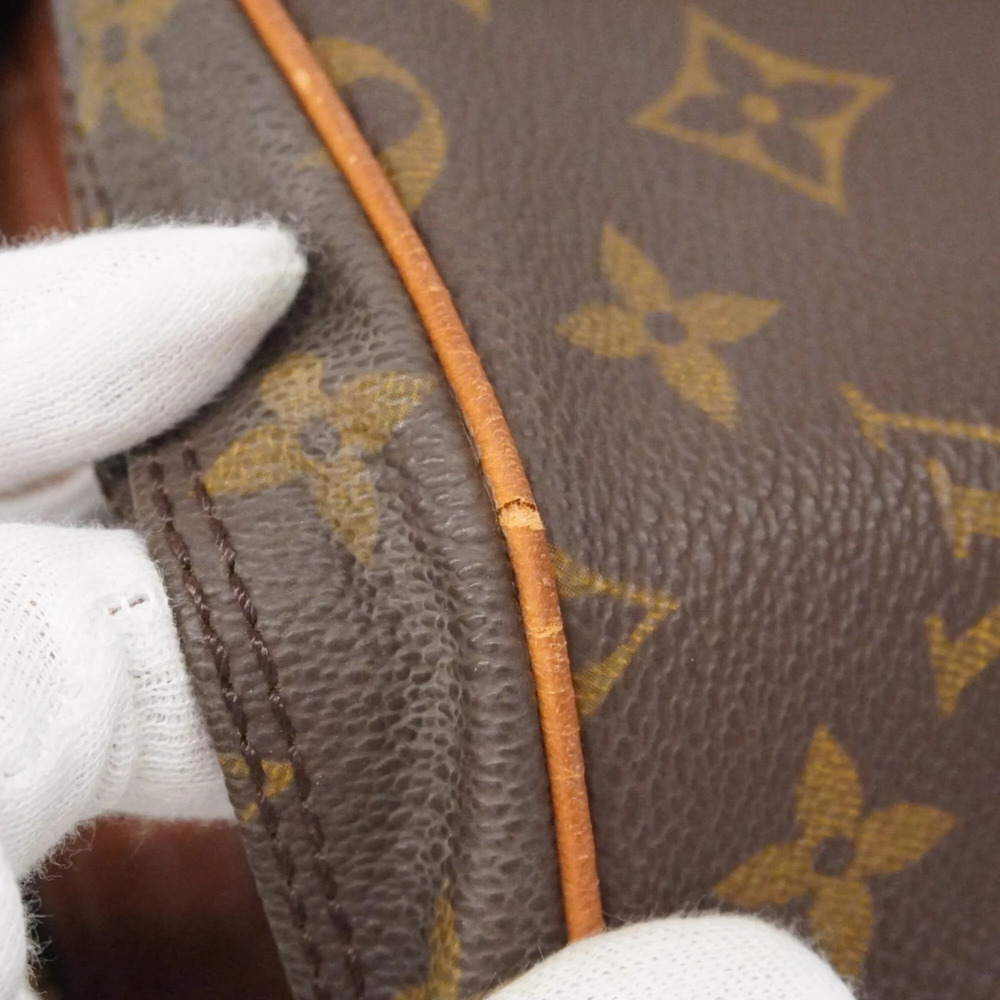 LOUIS VUITTON Authentic Brown Monogram Clutch Bag - Picture 6 of 12